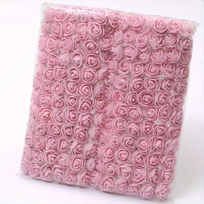 Red mini Lace Pe Rose 144pcs/2cm flowers