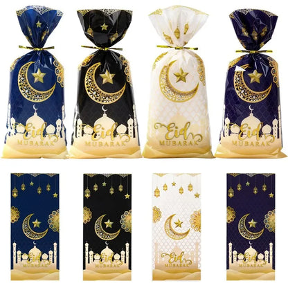 Eid Mubarak Candy Bags 10/25/50pcs