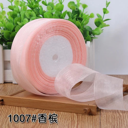 Organza ribbon 50 yards/Roll