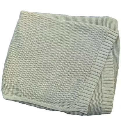 Personalized name baby blanket children chunky