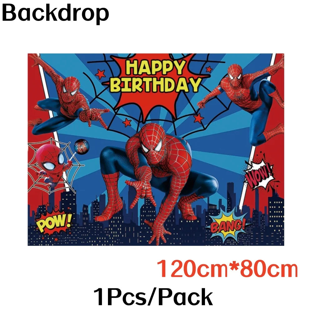 Spiderman theme decorations