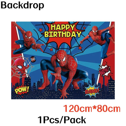 Spiderman theme decorations