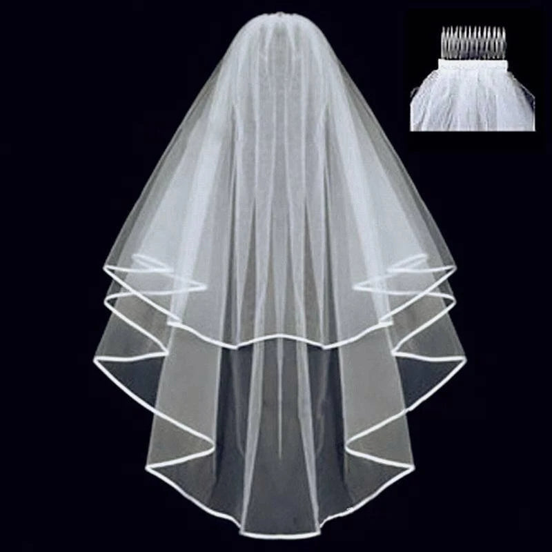 Short Tulle Wedding Veils