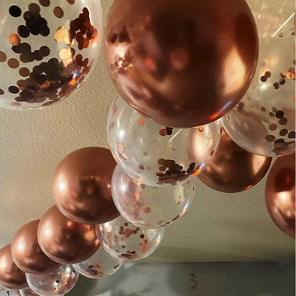 10/20PCS Star Confetti Latex Balloons