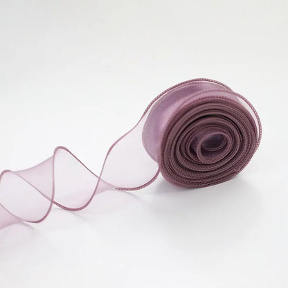 Satin ribbon mesh fabric Tulle ribbon 40mm 10 yards Roll