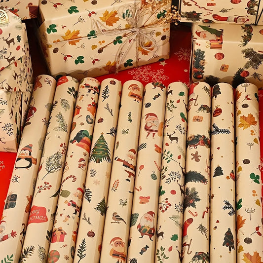 10 Rolls Christmas Gift Wrap