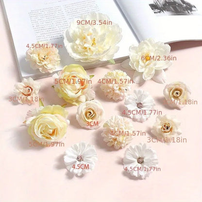 Mixed Rose silk fake flowers for decoration