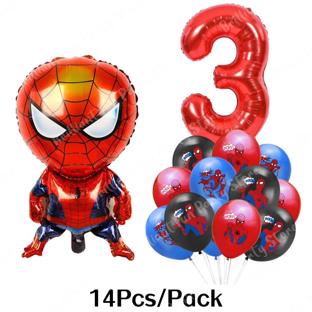 Spiderman theme decorations