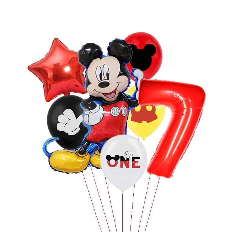 Mickey Mouse Balloon  set 7 Pcs