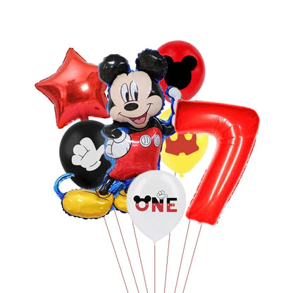 Mickey Mouse Balloon  set 7 Pcs