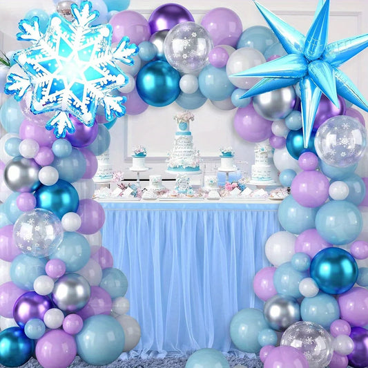 Purple & Blue 124pcs arch