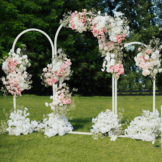 Set of 3 Metal arch, stand decoration