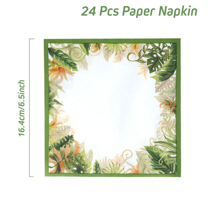 Dinosaur disposable tablecloth party decoration