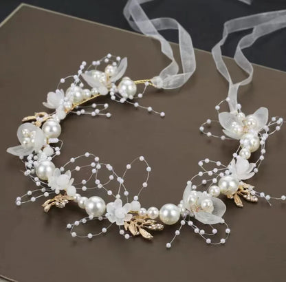 ELsa Flower Crystal Head Diadem