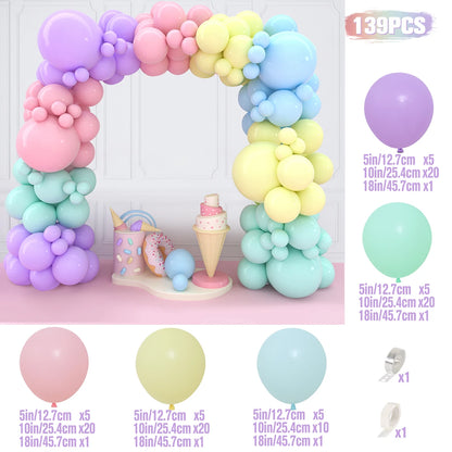 Macaron balloons  arch kit