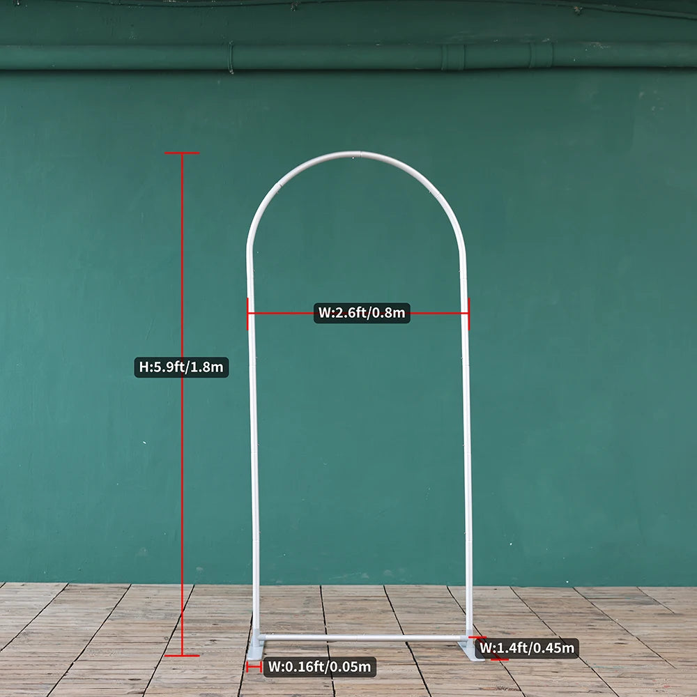 Arch Aluminum Alloy Flowers Stand 1.8/2/2.2m