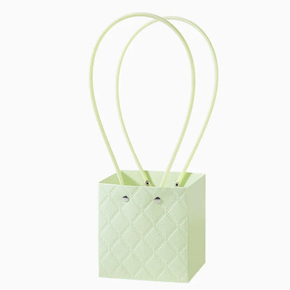 Flower tote bag portable