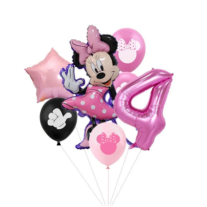 Mickey Mouse Balloon  set 7 Pcs
