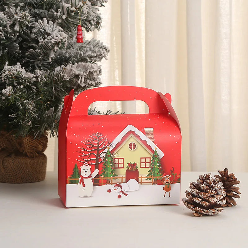 Reusable Kraft Xmas Gift Boxes