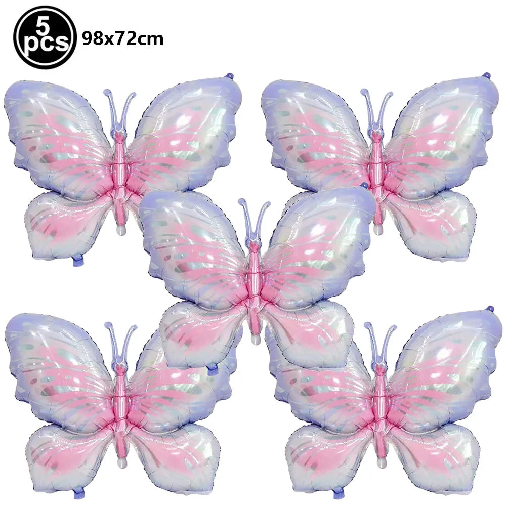Colorful Butterfly balloons 5pcs