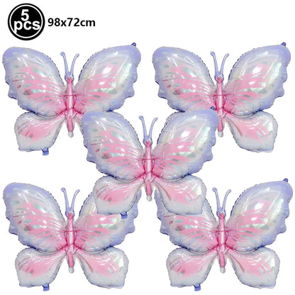 Colorful Butterfly balloons 5pcs