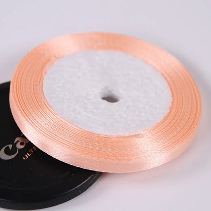 Silk Satin ribbons 22 meters/roll 6mm